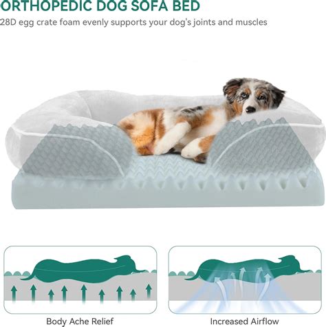 Yitahome Cama Ortop Dica Para Perros Medianos Cama Rectangular De