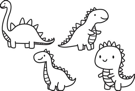 16,101 Cute Dinosaur Line Royalty-Free Photos and Stock Images ...