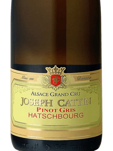 Joseph Cattin Pinot Gris Alsace Grand Cru Hatschbourg Vivino Danmark