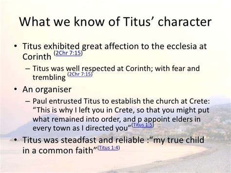 Titus Bible Class