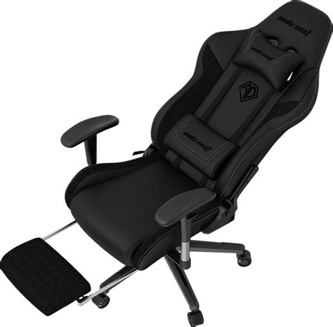 Anda Seat Jungle Pro Gaming Chair With Footrest Black Ad T B Pvf