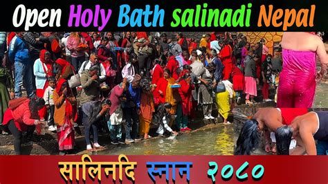 Salinadi Mela Holy Bath In Salinadi Open Holy Bathing In Sali