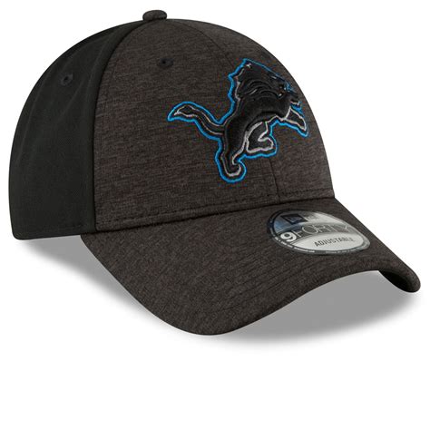 TheSportsDen Ca Detroit Lions Shaded Front 9FORTY Adjustable Hat