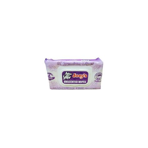 Joey Extra Premium Wet Wipes Unscented Alc Free With Lid 12x80s