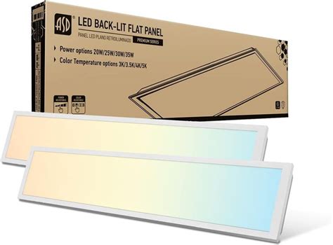 LED Flat Panel Light - Dimmable 20-35W 4388LM Backlit LED Light Fixture