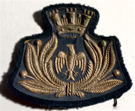 BEL ANCIEN INSIGNE de casquette d officier de l armée de l air