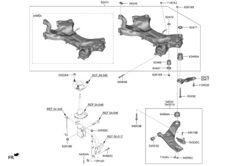 Front Suspension Crossmember 2024 Kia Telluride