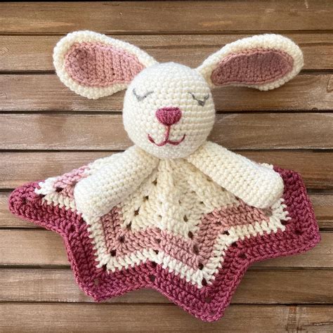 Crochet Bunny Lovey Crochet Pattern Only Etsy