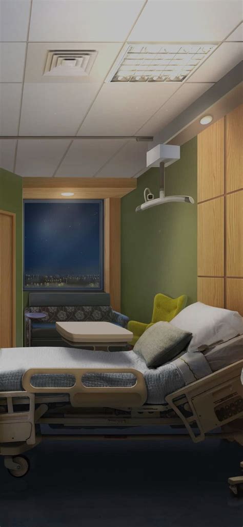 A Hospital Room With A Bed And Medical Equipment