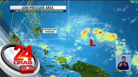 LPA Namataan Sa Labas Ng PAR Posibleng Pumasok Sa Sabado 24 Oras