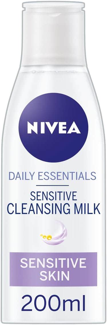 Nivea Daily Essentials Sensitive Cleansing Milk 200ml Cleanser With