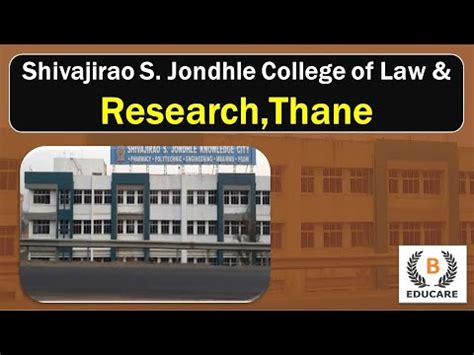 Shivajirao S Jondhle College Of Law And Research Seats Admission