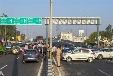 Bharat Bandh Farmers Block Highways Roads In Punjab Haryana India News