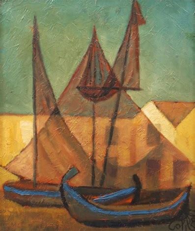 Filets Le Soir Bateaux Contre Jour By Louis Toffoli On Artnet