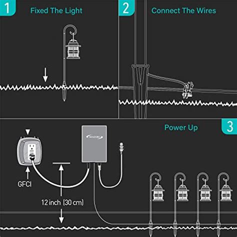 Malibu Harbor Collection LED Low Voltage Pathway Light 6 Pack Kit Dual