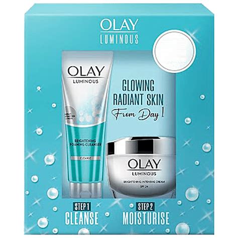 Buy Olay Luminous Day Cream Moisturiser Spf Cleanser Boosts