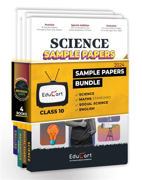 Buy Educart Cbse Class 10 Sample Papers Bundle Science Maths Social Science And English 2023