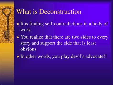 Ppt Theory Of Deconstruction Powerpoint Presentation Id 2772739