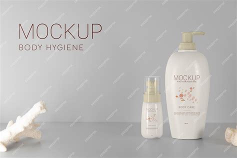 Free Psd Beautiful Hygiene Product Packaging Mockup