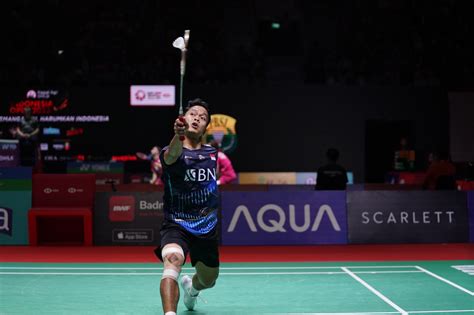 Kapal Api Group Indonesia Open Tren Positif Ginting Berlanjut Pbsi