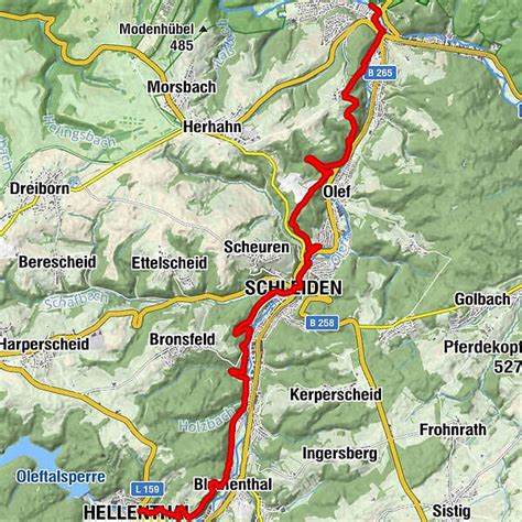 Nordeifel Rur Olef Route Etappe Gem Nd Hellenthal Bergfex