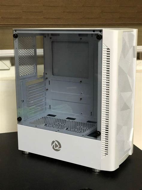 Pc Case Inplay Meteor 03 White Tempered Glass Computers And Tech Parts And Accessories Computer