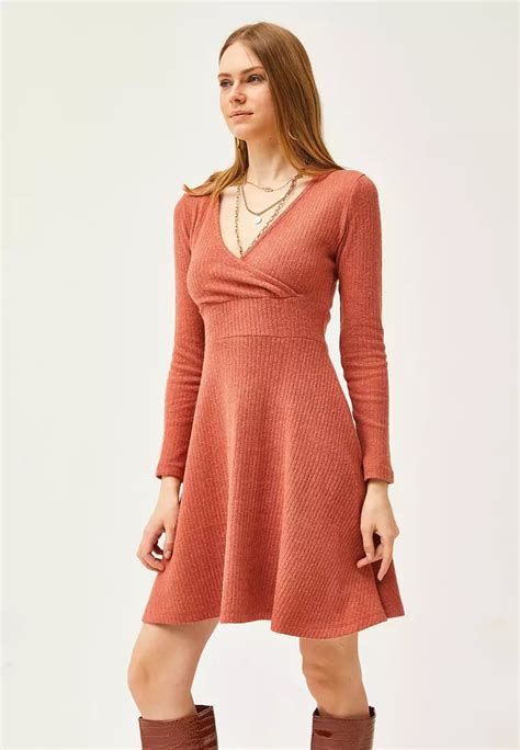 Buy Olalook Surplice Mini Dress Online Zalora Philippines