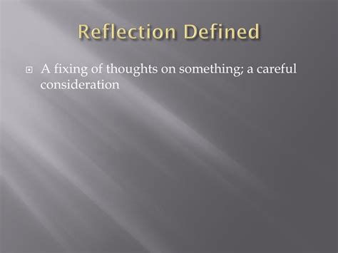 Ppt What Is Reflection Powerpoint Presentation Free Download Id