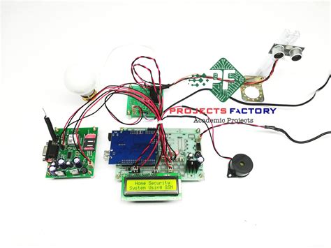 Home Security System Using Gsm