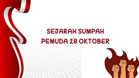 Sejarah Hari Sumpah Pemuda 28 Oktober Terlengkap Isi Teks Dan Maknanya