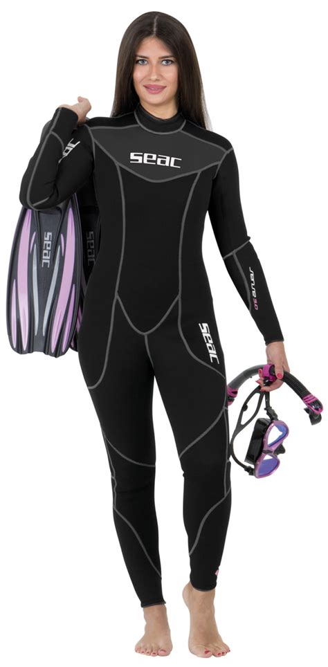 Seac Women's Sense 3mm High Stretch Full Wetsuit - Walmart.com ...