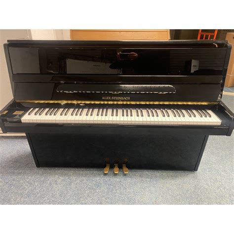 Used Alexsteinbach Polished Ebony Upright Piano Leyland Store