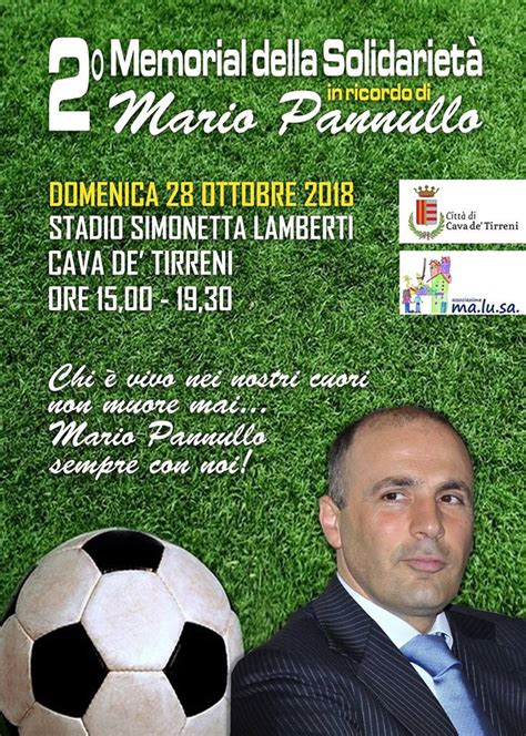 Cava Domenica Prossima Il Memorial Mario Pannullo Ulisse Online