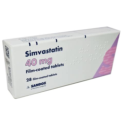 Simvastatin Tablets Simplymeds Online