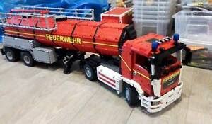 Bauanleitung Instruction Feuerwehr Tankzug Kom Eigenbau Unikat Moc Lego