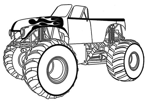 Scooby Doo Monster Truck Coloring Pages