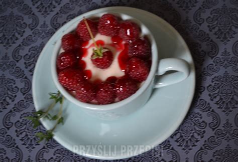 Panna Cotta Malinowa Przepis Archiwum PrzyslijPrzepis Pl