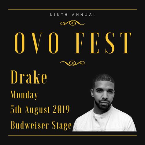 OVO Fest: Drake – Monday Tickets | 5 August 2019 | Budweiser Stage