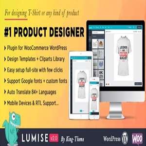 Product Designer for WooCommerce WordPress | Lumise - Zubkasline