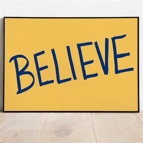 Believe Sign - Etsy