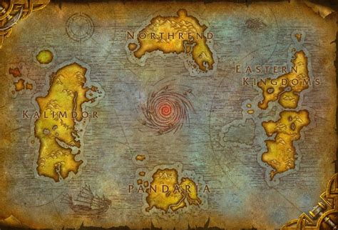 Printable Azeroth Map