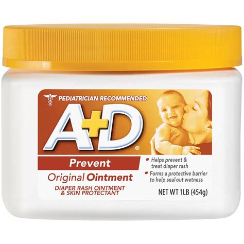 Ad Original Diaper Rash Ointment Jar 16oz Baby Creams And Ointments