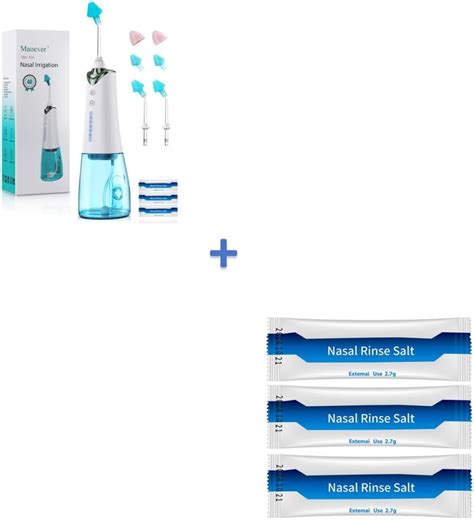 Amazon MAOEVER Nasal Irrigation System With 190 Salt Packs