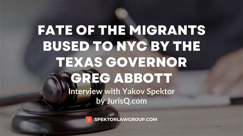 Fate Of The Migrants Bused To Nyc By Texas Governor Greg Abbott Youtube