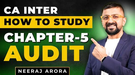 How To Study Chapter Audit Of Items Of Financial Statements Ca Inter