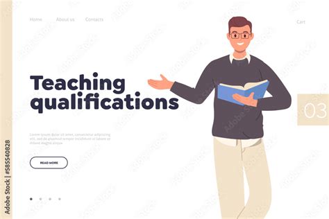 Teaching qualification landing page with professional training ... 