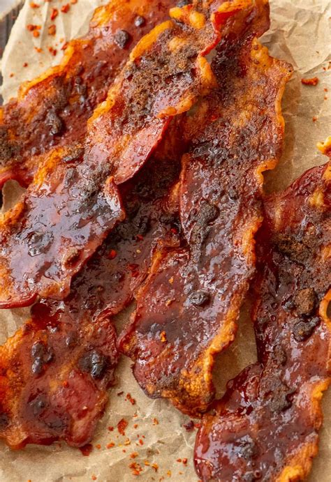 Oven Baked Spicy Brown Sugar Bacon VIDEO The Cookie Rookie