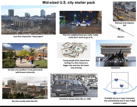 Mid Sized U S City Starter Pack Starterpacks