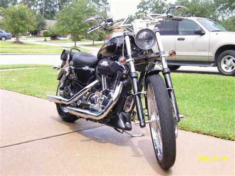 Mm Wide Glide Triple Tree Conversion Set Black Up Nightster