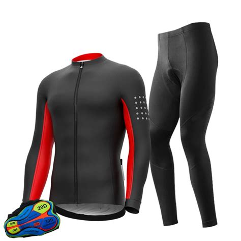 Warm Winter Thermal Fleece Cycling Jersey Set Men S Outdoor Riding